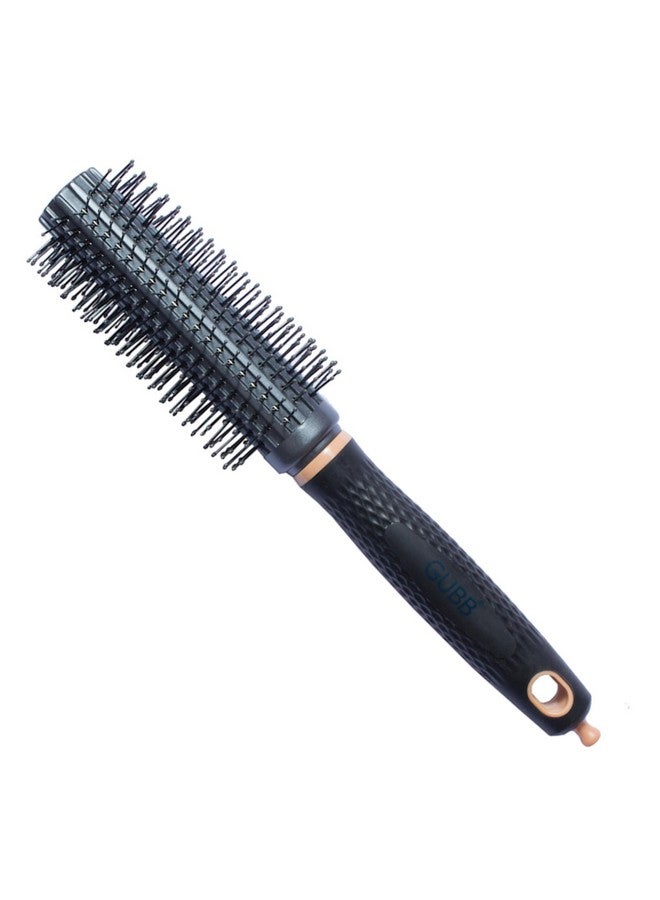 GUBB Elite Range Round Hair Brush For Blow Drying & Hair Styling: Perfect Tool for Efficient Blow Drying, Adding Curls, Waves & Volume | Premium Nylon Bristles to gently Shape & Style your Locks | Lightweight , Long Lasting Curles & Waves - For All Hair Types - For Women, Men, Wet And Dry Hair - Image 1