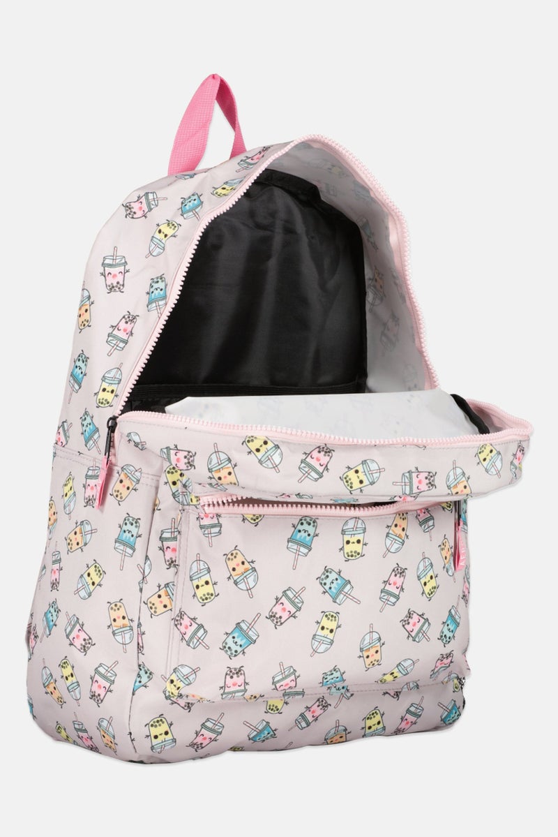 Aeropostale Women Brand Logo Backpack 41 H x 29 L x 12 W cm, Pink Combo - Image 4