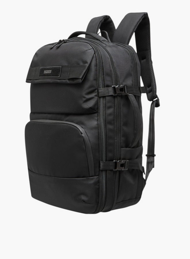 Wave Solid Backpack with Adjustable Straps and Zip Closure - Image 2