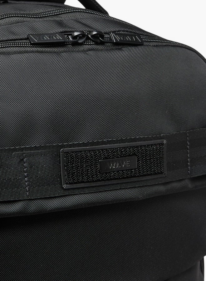 Wave Solid Backpack with Adjustable Straps and Zip Closure - Image 4