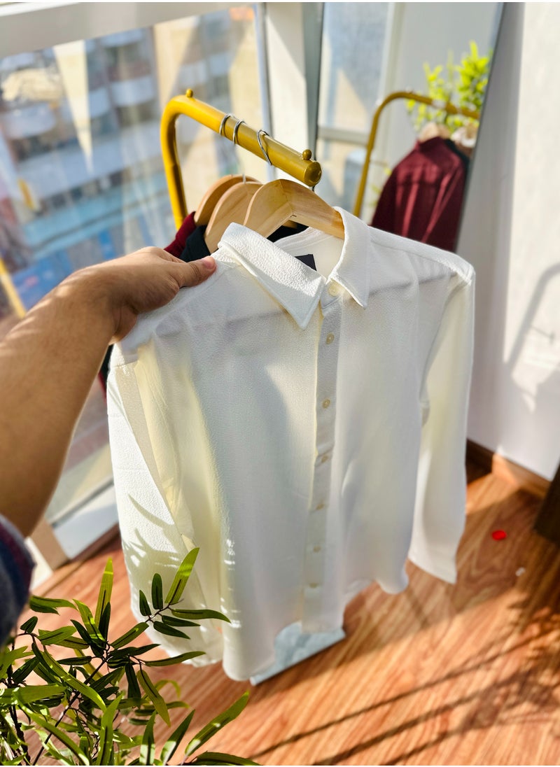 Full Sleeve Men's Textured Shirt