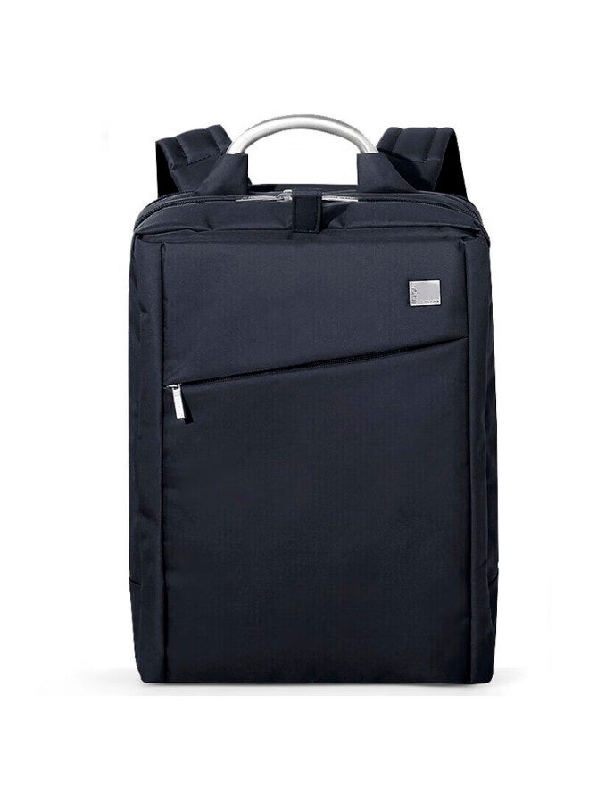 Lexon Laptop Backpack 15.6/16 Inch, Men's Double-layer Backpack, Business Travel Notebook Backpack, Blue And Black - Image 5