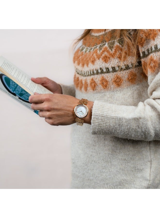 PIERRE CARDIN Women's Watch with Rose Gold Metal Case and Rose Gold Metal Band - Image 2
