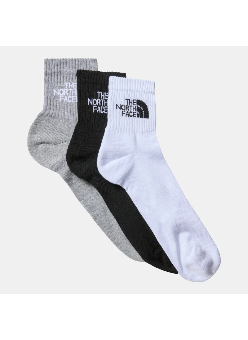 THE NORTH FACE Multisport Cush Quarter Socks (3 Pairs)