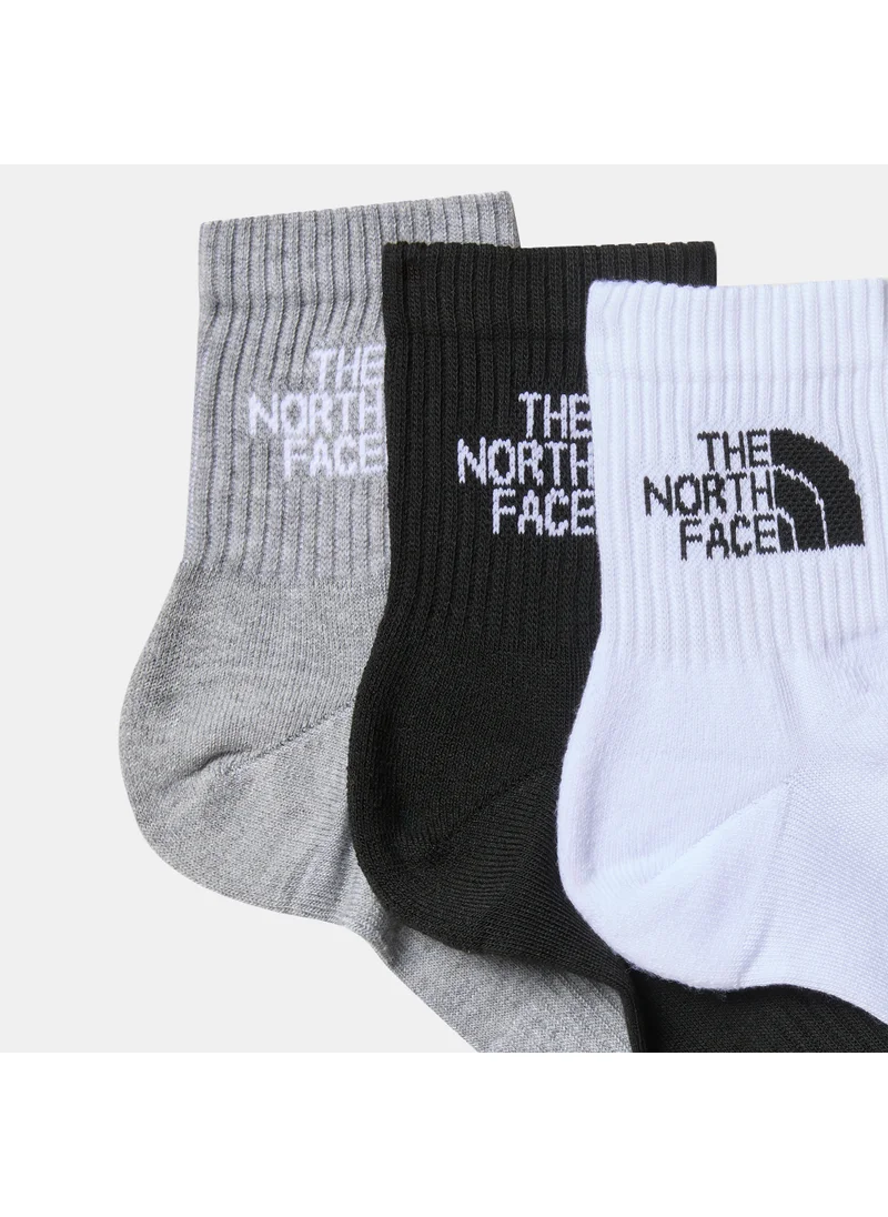 THE NORTH FACE Multisport Cush Quarter Socks (3 Pairs)