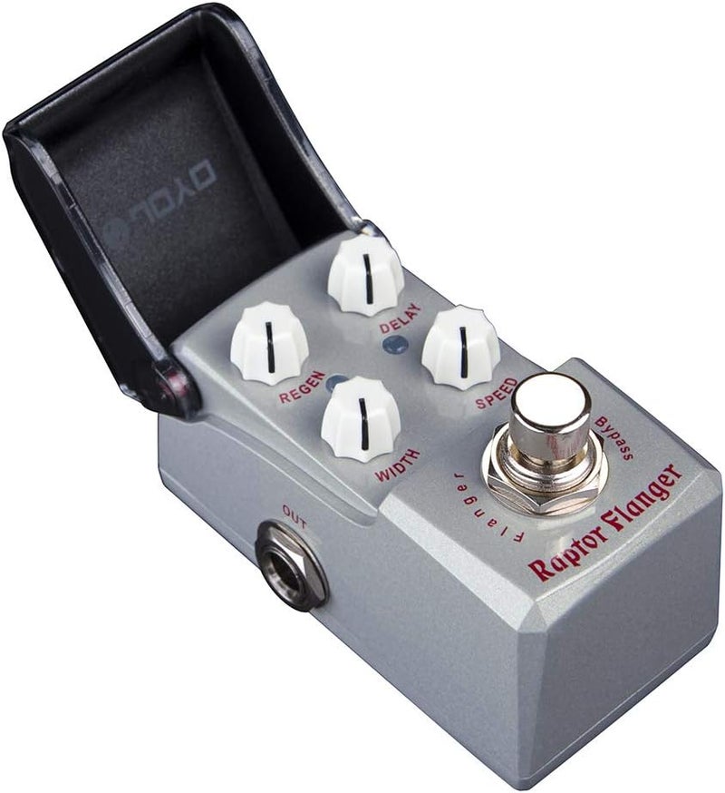 JOYO Flanger Mini Pedal for Electric Guitar Effect - True Bypass Ironman Series (Raptor Flanger JF-327) - Image 1