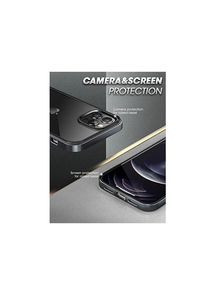 سوبكيس حافظة SUPCASE [سلسلة Unicorn Beetle Edge] مصممة لهاتف iPhone 13 Pro Max، مقاس 6.1 بوصة (إصدار 2021)، حافظة بإطار نحيف مع مصد داخلي من مادة TPU وظهر شفاف - أسود - Image 4