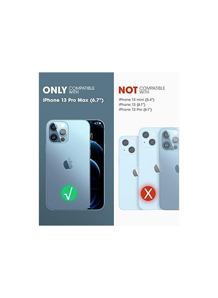 سوبكيس حافظة SUPCASE [سلسلة Unicorn Beetle Edge] مصممة لهاتف iPhone 13 Pro Max، مقاس 6.1 بوصة (إصدار 2021)، حافظة بإطار نحيف مع مصد داخلي من مادة TPU وظهر شفاف - أسود - Image 2