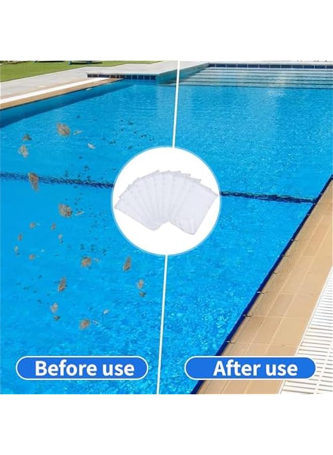 Generic Pack of 10 Skimmer Socks, Pool Skimmer Socks, Strainer for Accessories, Filter Swimming Pool Filter Socks, Net Socks, Swimming Net, Pool Skimmer Cleaning, Adjustable Basket, Cleaning Filter Socks, - Image 5
