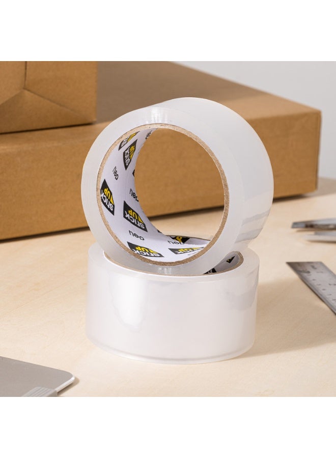 Deli شريط لاصق دلي EA319 STICK UP فائق القوة BOPP (نواة كرتونية، شفاف) - 6 قطع/فيلم انكماش حراري - ختم صناعي للطرود والشحن والتنقل واللوجستيات - Image 3