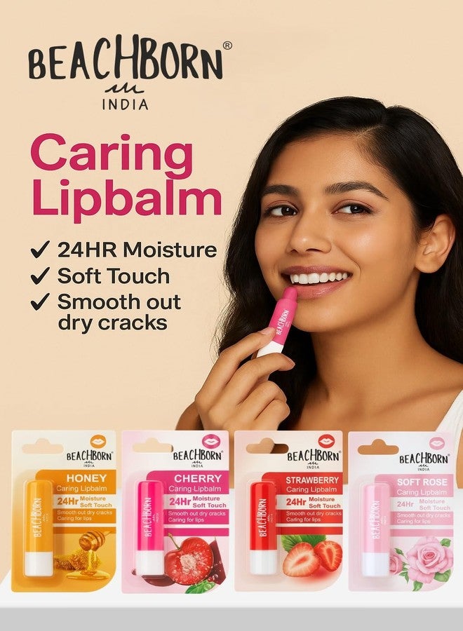 Beachborn India Honey Caring Lipbalm with 24Hr Moisture, Soft Touch Formula for Dry Crack Protection - Image 4