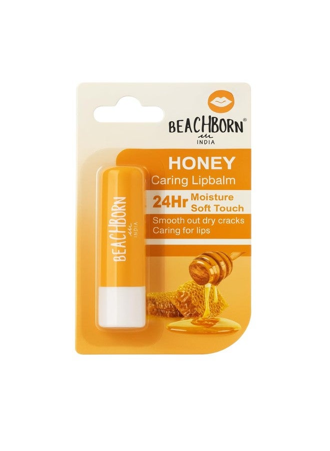 Beachborn India Honey Caring Lipbalm with 24Hr Moisture, Soft Touch Formula for Dry Crack Protection - Image 1