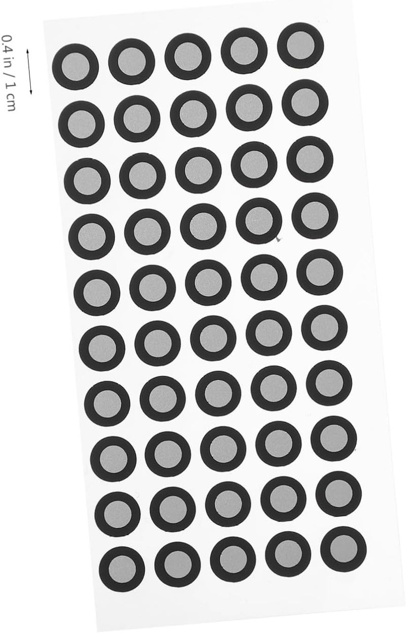 3D Scanner Reflective Marker Points, High Reflective 0.15mm Thickness Reference Dots for 3D Scanning, 5 Sheets of 50 Sturdy Marking Targets for Scanner Accessories - Image 2