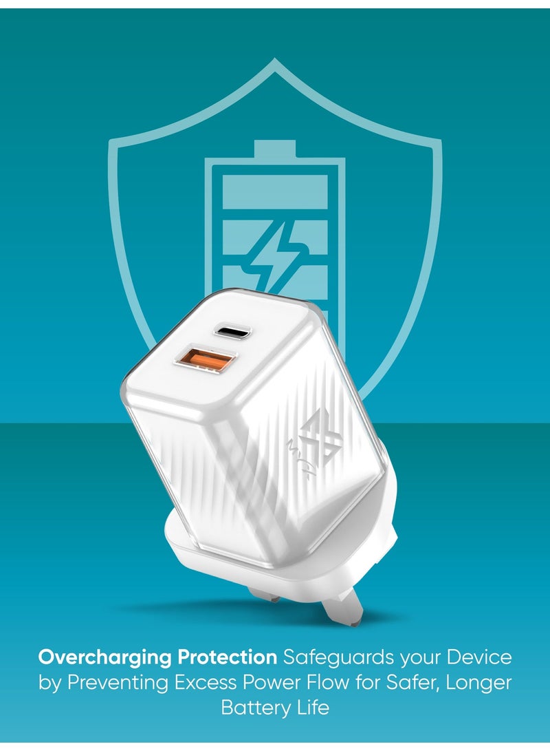 ميكس شاحن MYX Mypower Compact 30W GaN سريع الشحن | شحن معزز | حماية من الشحن الزائد وارتفاع درجة الحرارة - Image 4
