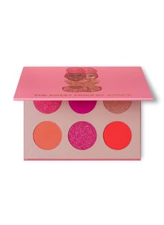 Juvia's Place Deep Fuchsia, Soft and Sweet Pink Eyeshadow Palette - Professional Eye Makeup, Pigmented Eyeshadow Palette, Makeup Palette for Eye Color & Shine, Pressed Eyeshadow Cosmetics, Shades of 6  - Image 1