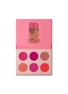 Juvia's Place Deep Fuchsia, Soft and Sweet Pink Eyeshadow Palette - Professional Eye Makeup, Pigmented Eyeshadow Palette, Makeup Palette for Eye Color & Shine, Pressed Eyeshadow Cosmetics, Shades of 6  - Image 2