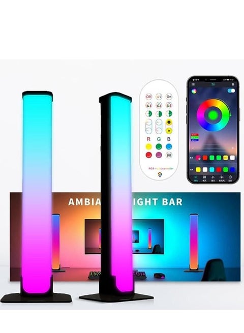 شريط ضوء الصمام الذكي أضواء الإضاءة الخلفية للتلفزيون RGB مصباح الإضاءة المحيطة كوزيلادي RGB مع أوضاع متعددة ومواضع مزامنة الموسيقى، ضوء LED قابل للتعتيم