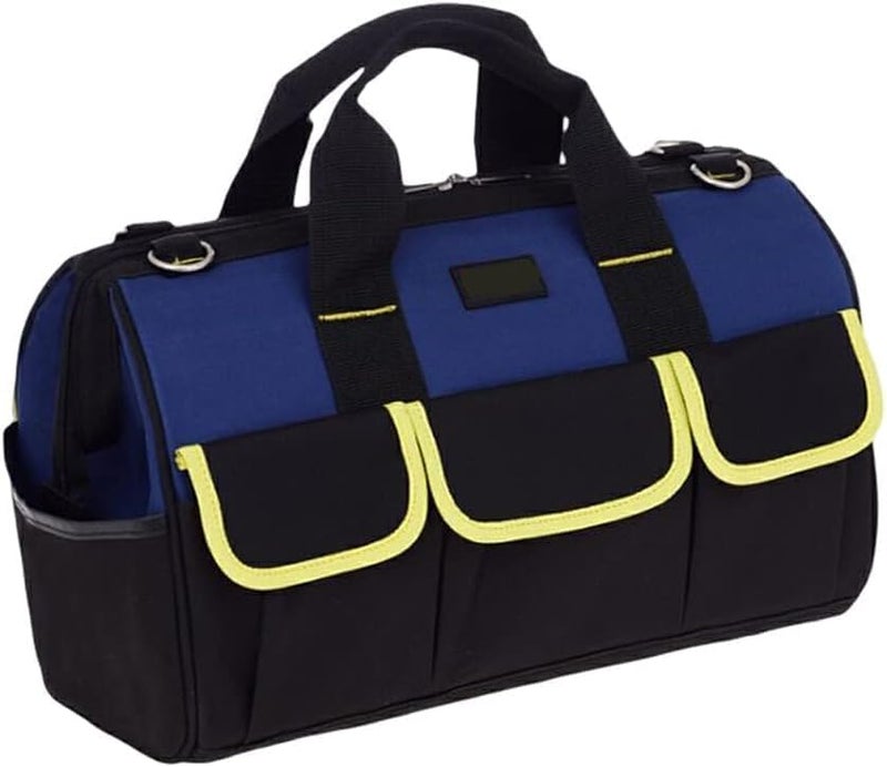 Divik Divik Easy Carrying Service Engineers with Adjustable Strap Water Resistant Heavy Duty Tools Bag 17 Tool Storage Bag for Electricians Carpenter Technicians 1Pcs  - Image 1