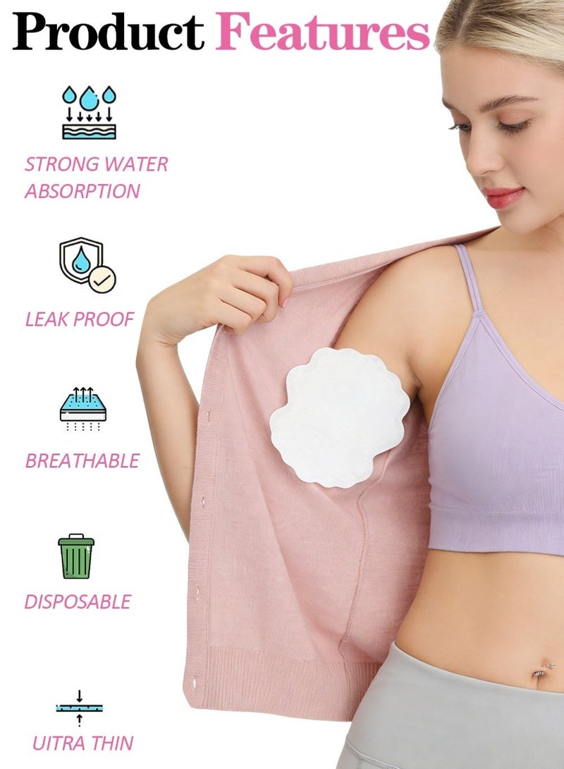 Selirxy 50PCS Mint-Scented Disposable Underarm Sweat Pads for Men Women – Invisible Quick-Dry Armpit Sweat Absorbing Stickers with Large Size Cover (11.5x12.5cm), No Leakage, Breathable Non-Woven Fabric – Anti-Odor for Summer, Sports & Travel - Image 2