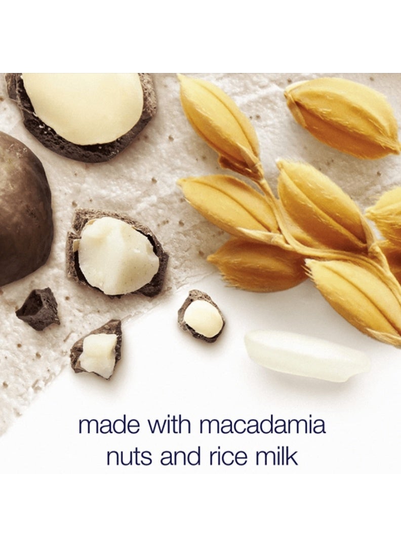 Dove (DOVE)exfoliting body polish crushed macadamia&rice milk298g - Image 3