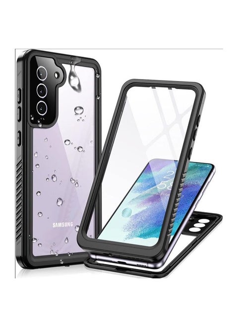 Samsung Galaxy S21 FE Case,Galaxy S21 FE Waterproof Case with Built-in Screen Protector 360° Full Body Protective Shockproof IP68 Underwater Phone Case for Samsung Galaxy S21 FE 5G