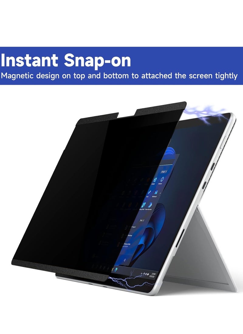 Generic - Magnetic Privacy Screen for Microsoft Surface Pro 11/10 2024/ Surface Pro 9 2022 / Surface Pro 8 2021 / Surface Pro X (2021&2019), Surface Pro Privacy Filter 13 Inch, Anti-Glare Blue Light Screen Protector - Image 1