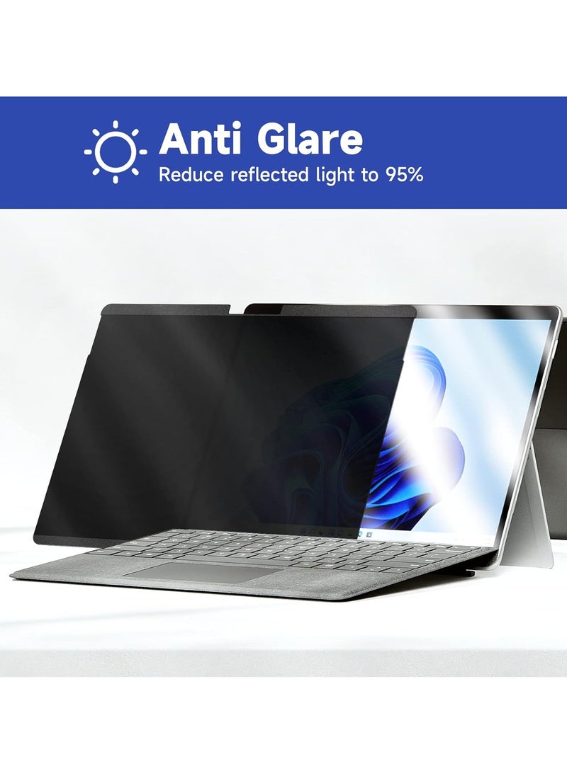 Generic - Magnetic Privacy Screen for Microsoft Surface Pro 11/10 2024/ Surface Pro 9 2022 / Surface Pro 8 2021 / Surface Pro X (2021&2019), Surface Pro Privacy Filter 13 Inch, Anti-Glare Blue Light Screen Protector - Image 1