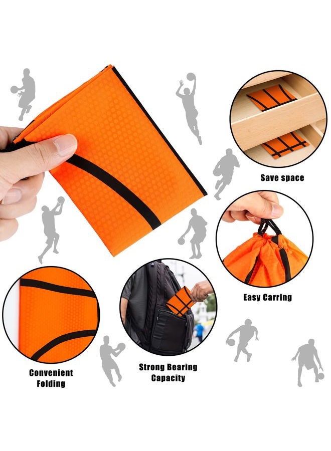 Shappy 12 Pieces Small Sport Drawstring Bags Candy Bag Sport Party Drawstring Goodie Favor Bags Supplies Gifts(7 x 10 Inch, Volleyball Style) - Image 4