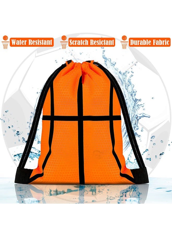 Shappy 12 Pieces Small Sport Drawstring Bags Candy Bag Sport Party Drawstring Goodie Favor Bags Supplies Gifts(7 x 10 Inch, Volleyball Style) - Image 3