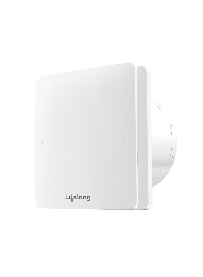Lifelong Exhaust Fan 150mm (6 Inches) | BLDC Motor | 6W | Low Noise | 2300 RPM | Ideal for Bathroom & Kitchen | Easy to Clean | Installation Round Cut (White) - Image 1