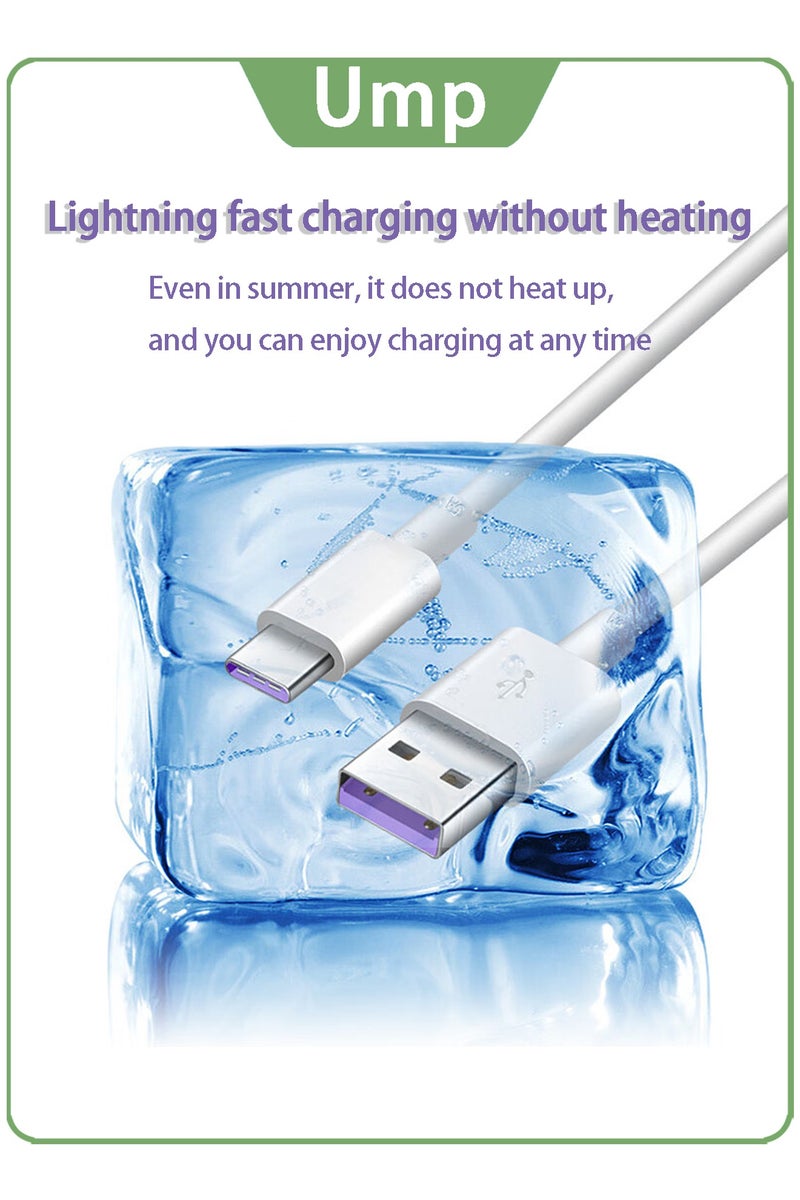 Ump Official USB-A to Type-C Super Fast Charging Cable, 1m, for Huawei/Xiaomi/Honor, supports up to 100W fast charging - Image 2