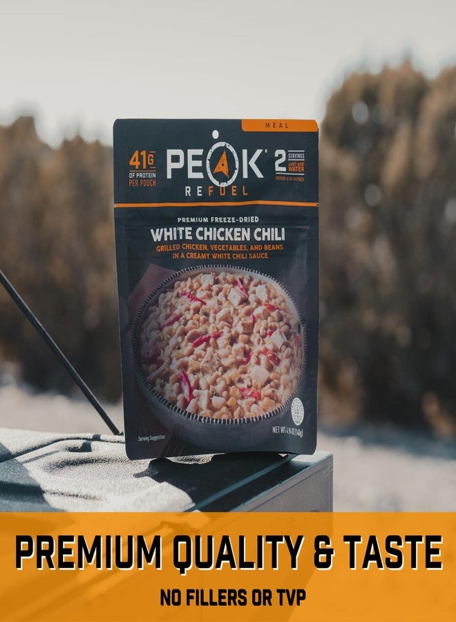 Peak Refuel White Chicken Chili | 41g Protein | 760 Calories | 100% Real Meat | Premium Freeze Dried | Amazing Taste & Quality | Backpacking & Camping & Prepper Food | 2 Servings - Image 3