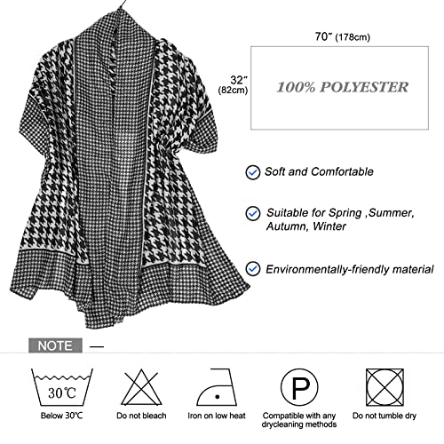 FINIZO Women's Scarves Lady Light Soft Fashion Solid Scarf Wrap Shawl for All Season - Image 5