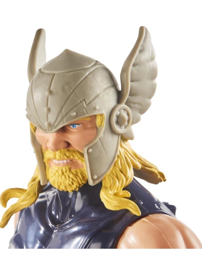 Hasbro Marvel مجسم عمل هاسبرو مارفل أفنجرز سلسلة تيتان هيرو ثور بطول 12 بوصة - Image 5