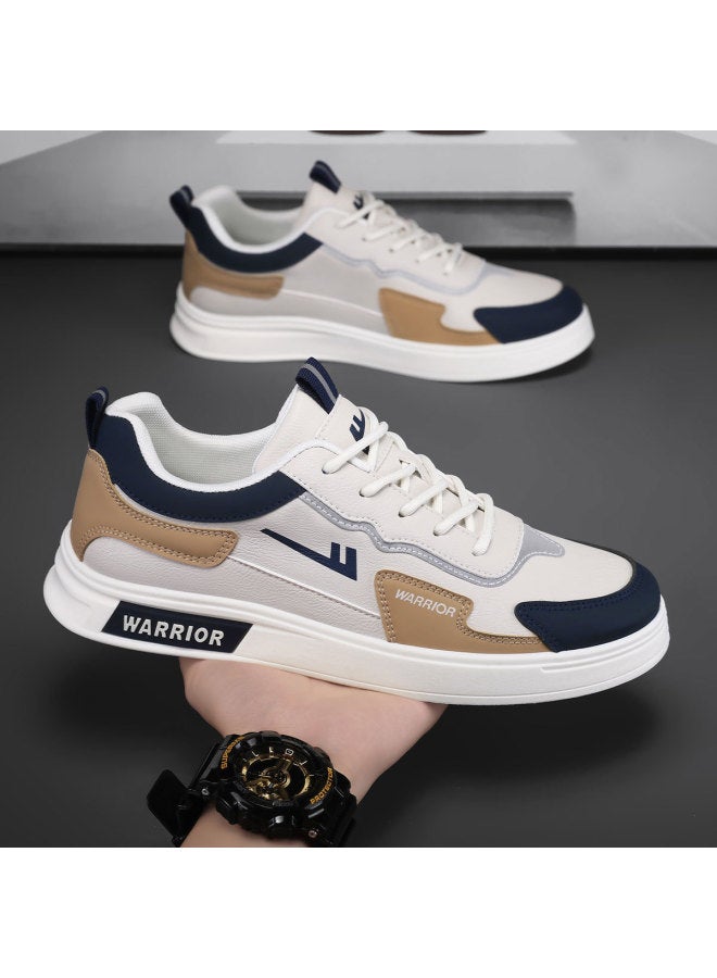 Warrior Men's Sneakers, Men's Autumn/winter Popular Fashion Trend Versatile Casual Shoes, Lightweight Soft Sole Sports Low-top Men's Shoes - Image 3