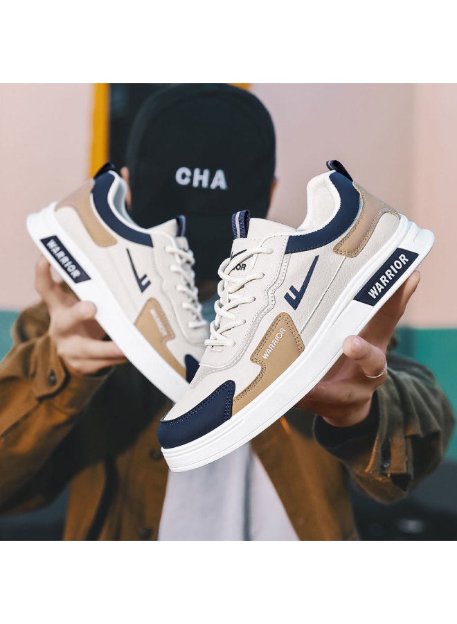 Warrior Men's Sneakers, Men's Autumn/winter Popular Fashion Trend Versatile Casual Shoes, Lightweight Soft Sole Sports Low-top Men's Shoes - Image 4