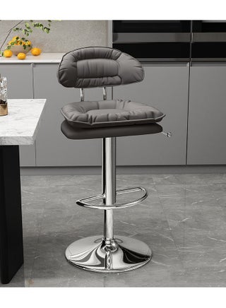 360° Swivel Bar Stools with Back & Footrest,Adjustable Height Bar Chair Ergonomic Counter Stool,Soft Comfy Barstools Armless Dining Chair for Kitchen Island Breakfast Dining Room Cafe - pzsku/Z1E783FB43D63B2D4027AZ/45/_/1734490235/f381f2c3-1761-49be-9742-ac105289f3c5