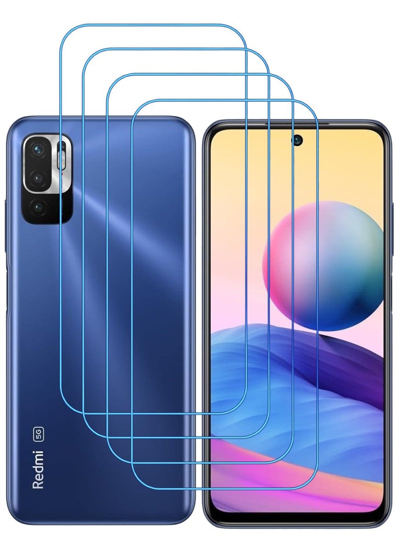 ACLIX 4 Pieces Antistatic ESD Dustproof Premium Quality High Definition Clear Tempered Glass Screen Protector Designed For Xiaomi Redmi Note 10 5G - Image 1