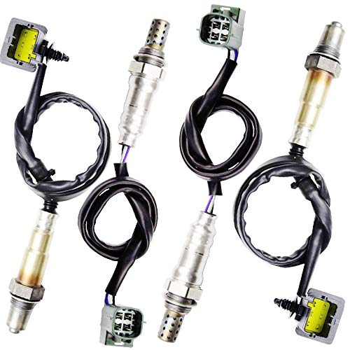 higherbro 4x Oxygen O2 Sensor for 2004 2005 2006 Infiniti QX56 5.6L; 2004-2006 Nissan Titan 5.6L Upstream + Downstream - Image 1
