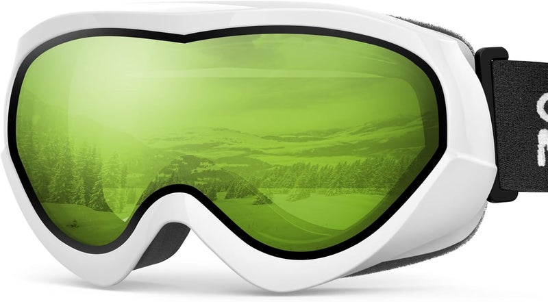 OutdoorMaster Kids Ski Goggles - Helmet Compatible Snow Goggles for Boys & Girls with 100% UV Protection - Image 1