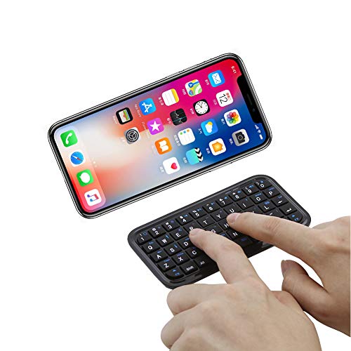 FLY WAY Bluetooth 3.0 Keyboard,Rechargeable Mini Slim Travel Size Wireless Pocket Keypad Small Portable 49 Keys Keyboard for PC Notebook Tablets Smartphones - Image 3