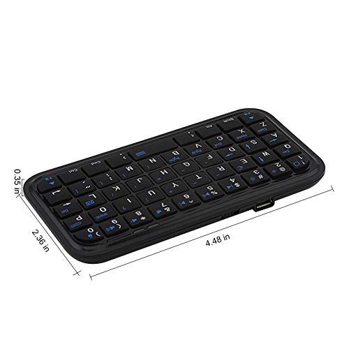 FLY WAY Bluetooth 3.0 Keyboard,Rechargeable Mini Slim Travel Size Wireless Pocket Keypad Small Portable 49 Keys Keyboard for PC Notebook Tablets Smartphones - Image 2