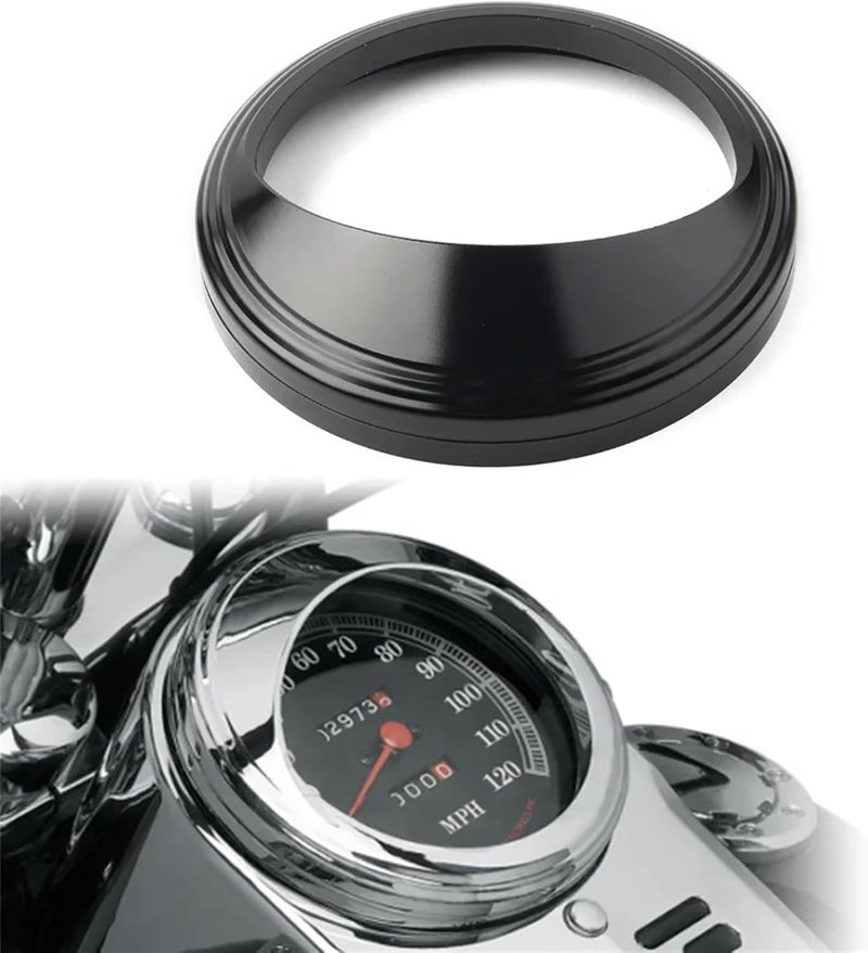 Wivplex Motorcycle Speedometer Trim Bezel Ring Visor Cover - Image 1