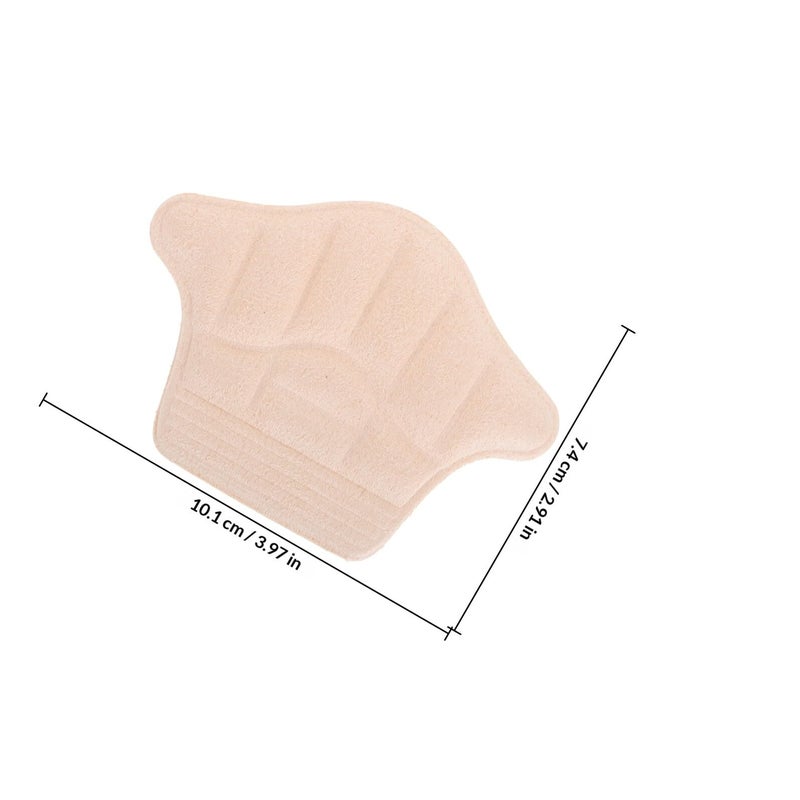 Adhesive Heel Cushion Pads 8 Pieces 4 Pairs Shoe Protectors for Loose Sneakers Boots Prevent Blisters - Image 3