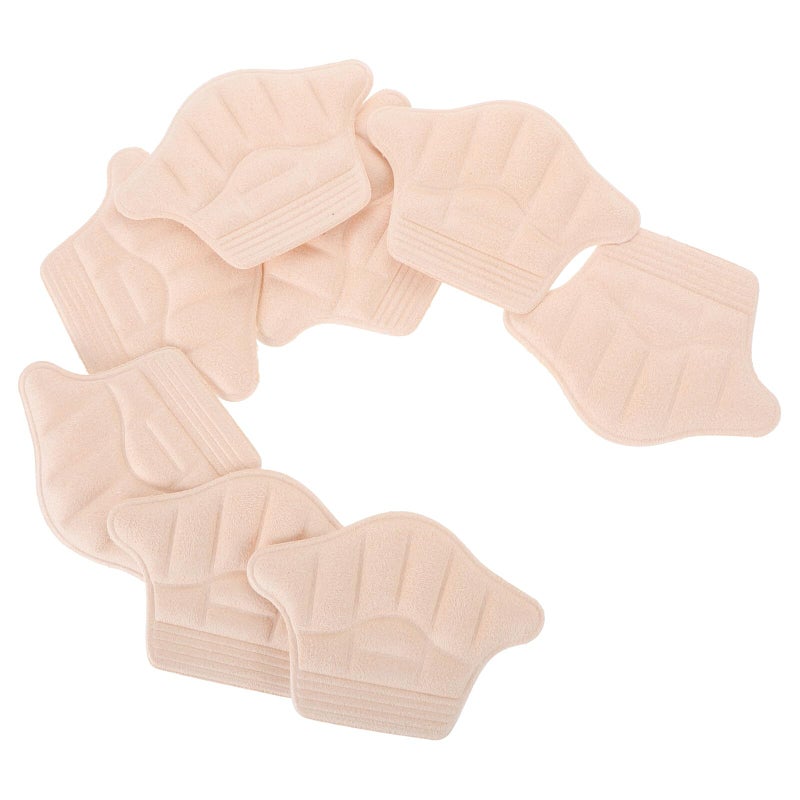 Adhesive Heel Cushion Pads 8 Pieces 4 Pairs Shoe Protectors for Loose Sneakers Boots Prevent Blisters - Image 2