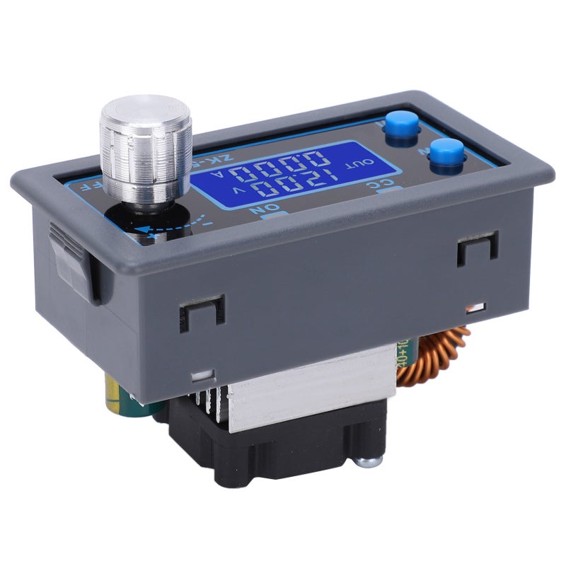 Buck Boost Converter: 5-in-1 LCD Display Input/Output Voltage Current Power Capacity Time - Reverse Connection & Anti-Backflow Protection Programmable Power Supply for Lab Battery Charging - Image 5
