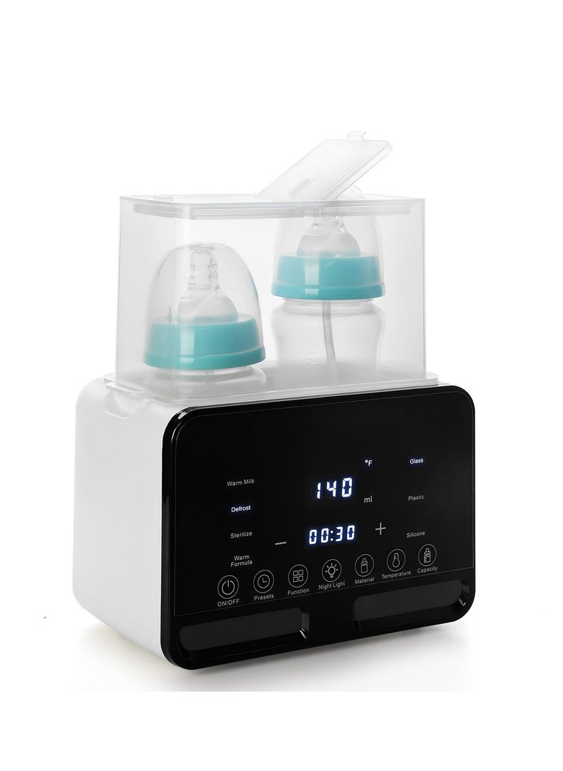 Generic Baby Bottle Warmer Smart Fast Milk Warmer with Timer for Breastmilk and Formula Accurate Temperature Control with Defrost  - Image 1
