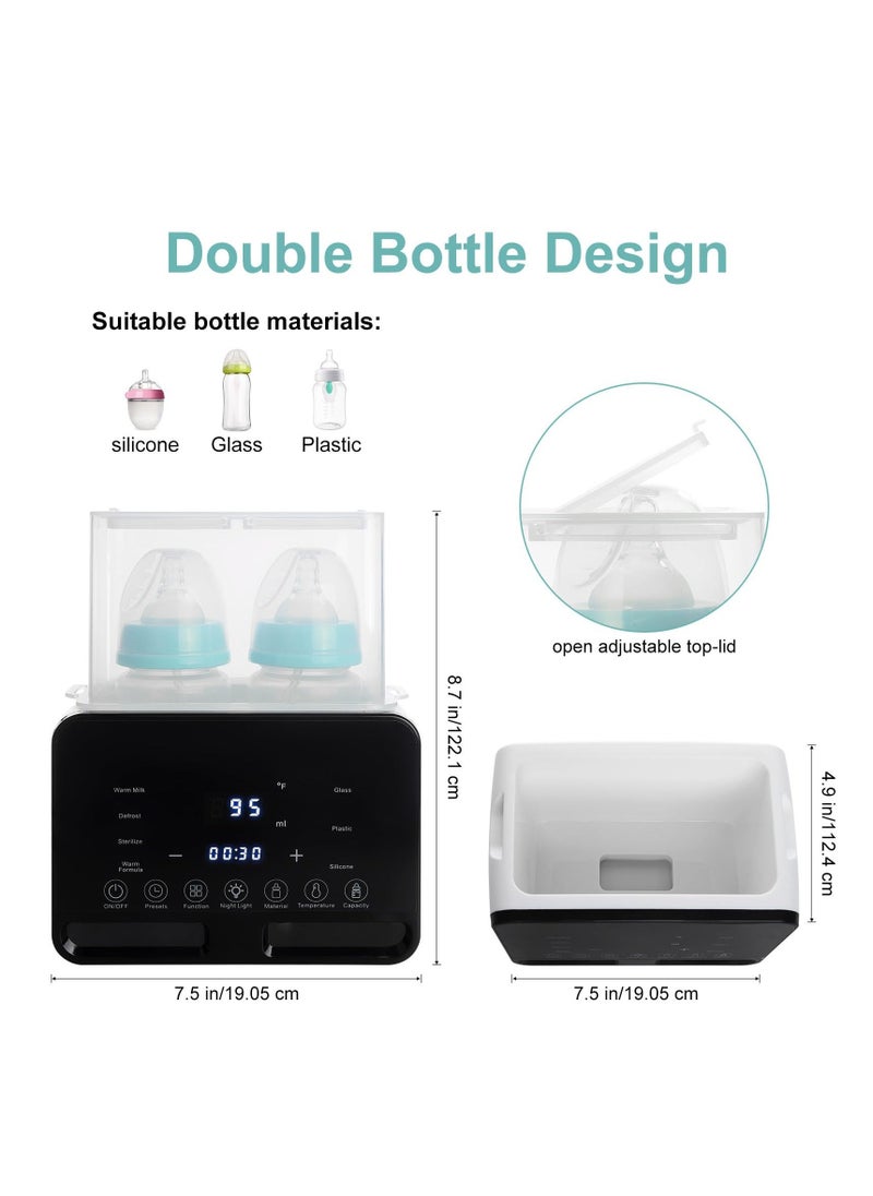 Generic Baby Bottle Warmer Smart Fast Milk Warmer with Timer for Breastmilk and Formula Accurate Temperature Control with Defrost  - Image 5