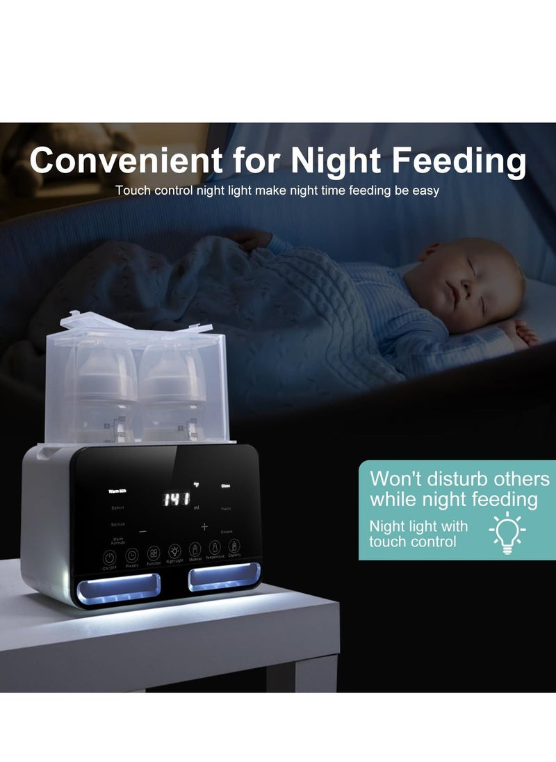 Generic Baby Bottle Warmer Smart Fast Milk Warmer with Timer for Breastmilk and Formula Accurate Temperature Control with Defrost  - Image 3