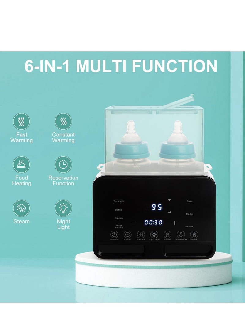 Generic Baby Bottle Warmer Smart Fast Milk Warmer with Timer for Breastmilk and Formula Accurate Temperature Control with Defrost  - Image 4